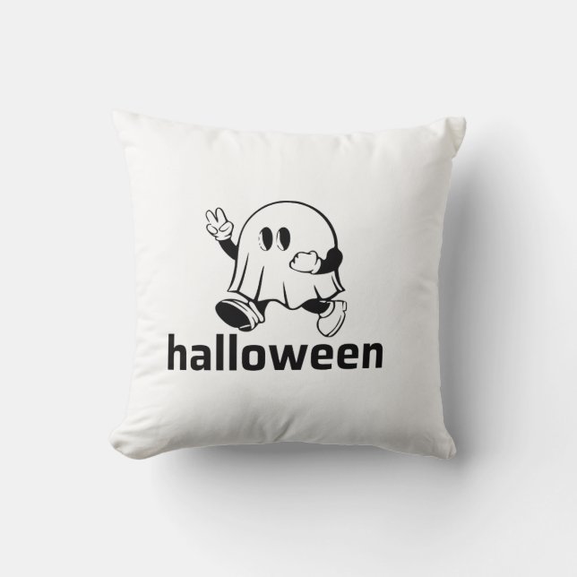 halloween ghost  cushion (Front)