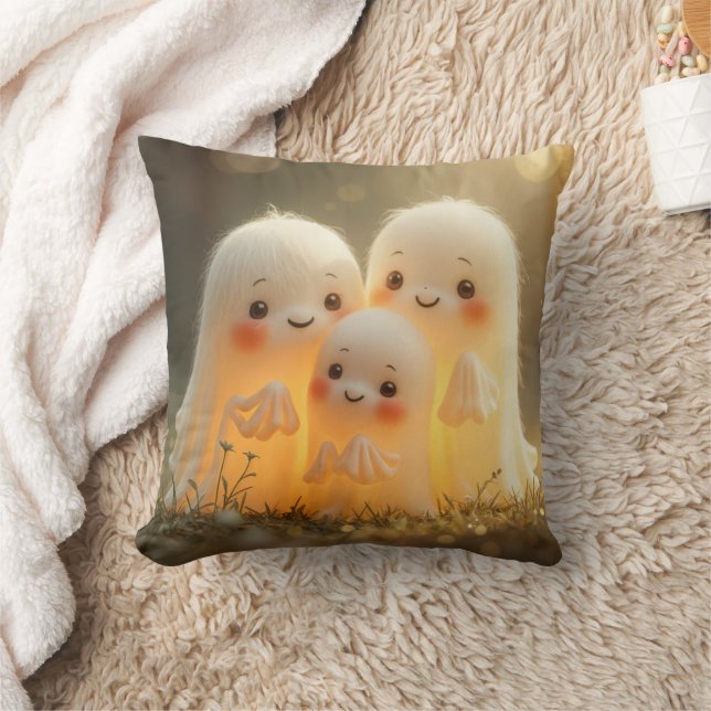 Halloween Ghost Cuties Cushion (Blanket)