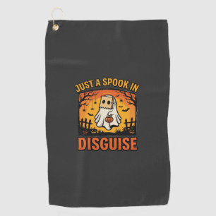 Halloween Ghost Disguise Golf Towel