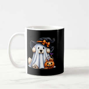 Halloween Ghost Dog Coffee Mug