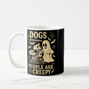 Halloween Ghost Dog Costume Dogs Because People Coffee Mug
