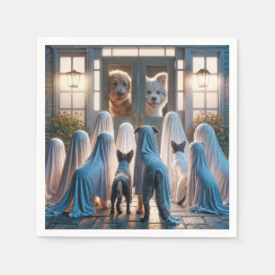 Halloween Ghost Dogs  Napkin