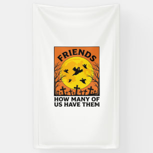 Halloween Ghost Friends Funny Vintage Horror_1 Banner