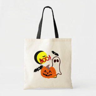 Halloween Ghost Friends Tote Bag