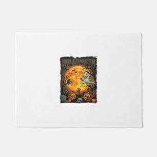 Halloween Ghost Full Moon Jack Lanterns Zombie Han Doormat