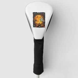 Halloween Ghost Full Moon Jack Lanterns Zombie Han Golf Head Cover