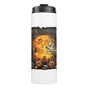 Halloween Ghost Full Moon Jack Lanterns Zombie Han Thermal Tumbler