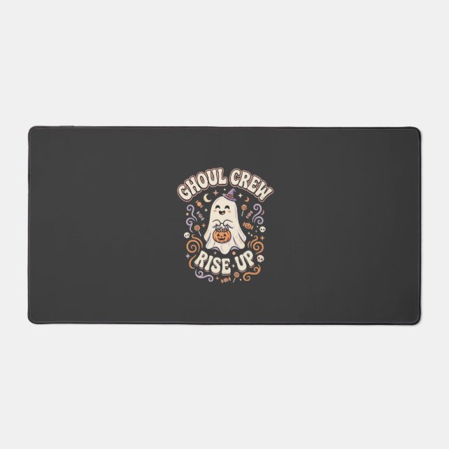 Halloween Ghost Ghoul Squad Desk Mat (Front)