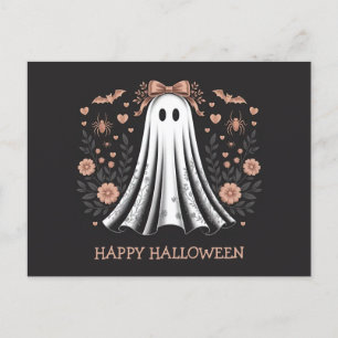 Halloween Ghost Girl Postcard