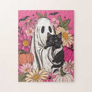 Halloween Ghost Girly  Jigsaw Puzzle