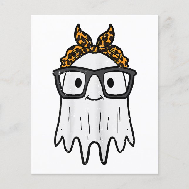 Halloween Ghost Glasses Cute (Front)