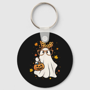 Halloween Ghost Gles Cute Leopard Ndana Girl Women Key Ring