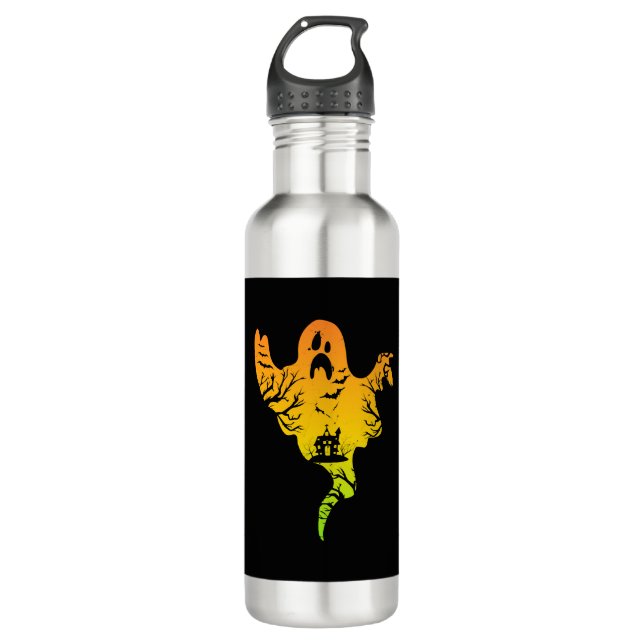 Halloween Ghost Halloween I Halloween Ghost 710 Ml Water Bottle (Front)