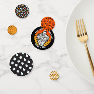 Halloween Ghost Have a Boo-tiful Retro Vintage Confetti