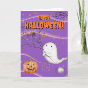 Halloween Ghost Holiday Card