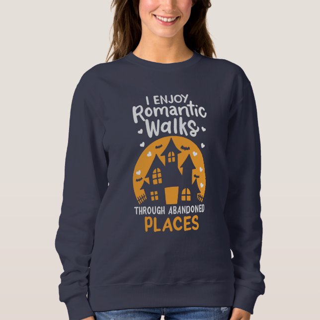 Halloween Ghost Hunter Paranormal Investigator Sweatshirt (Front)