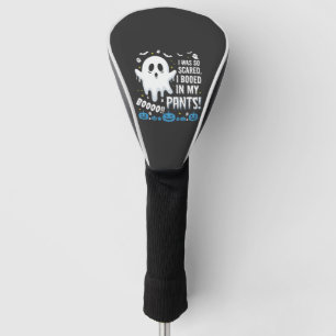 Halloween Ghost I Booed My Pants Design Golf Head Cover