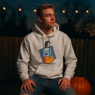 Halloween Ghost in Pumpkin Spooky Witch  Hoodie
