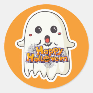 Halloween Ghost Kiss-Cut Stickers