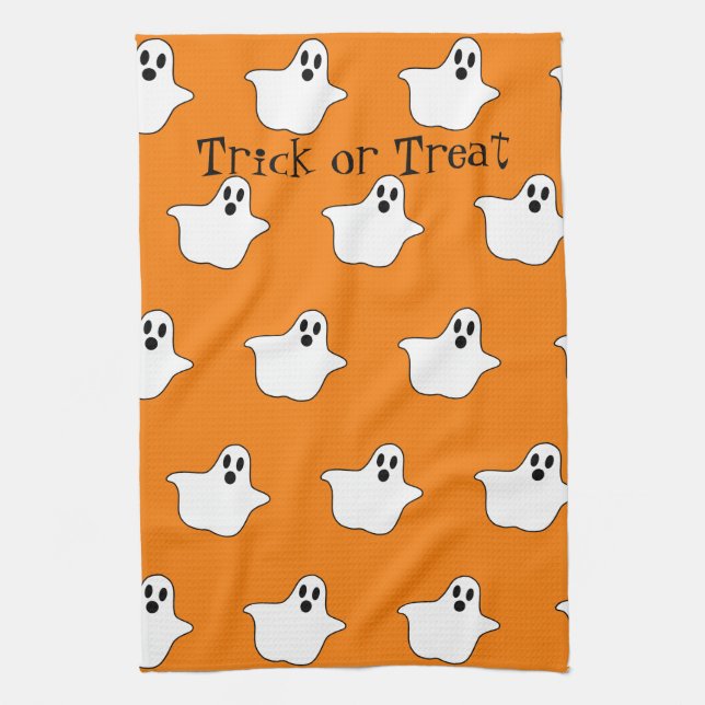 Halloween ghost Kitchen Towels (Vertical)