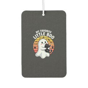 Halloween Ghost Little Boo Cat Car Air Freshener