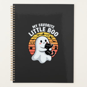 Halloween Ghost Little Boo Cat Planner