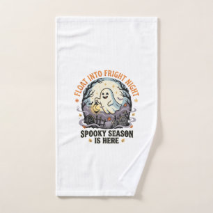 Halloween Ghost Moon Parade Hand Towel