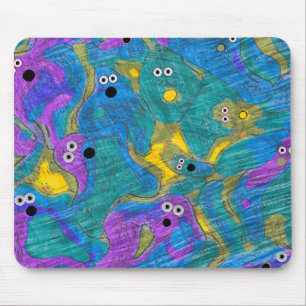 Halloween Ghost Mouse Pad