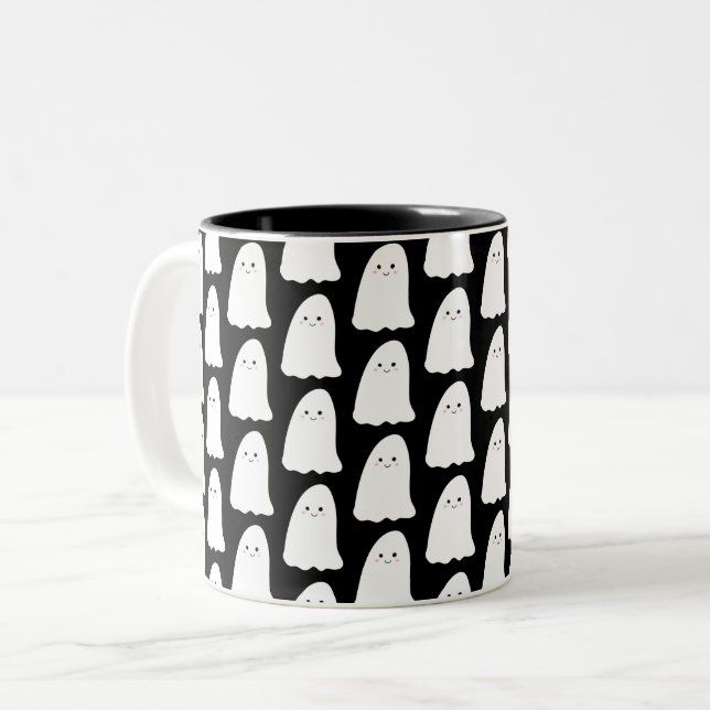 Halloween Ghost Mug (Front Left)