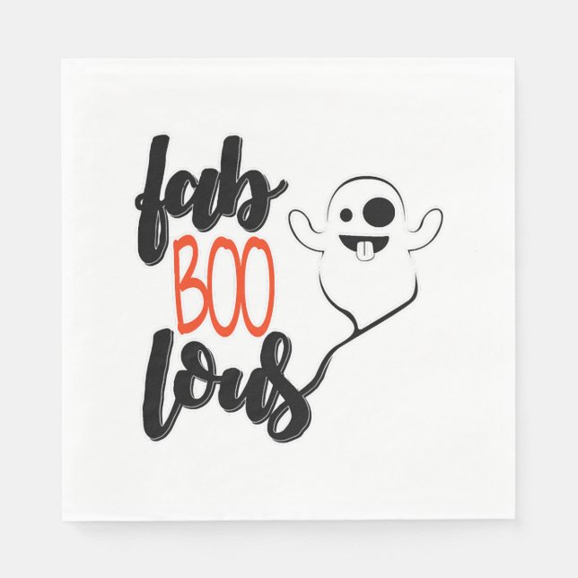 Halloween Ghost                    Napkin (Front)
