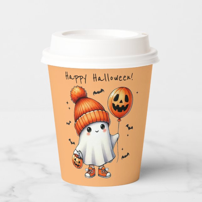 Halloween Ghost Paper cup (Front)