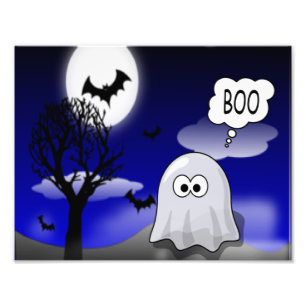 Halloween Ghost Photo Print