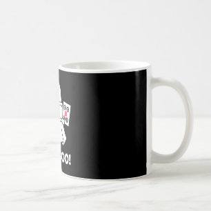 Halloween ghost playing mahjong spooky bam boo coffee mug