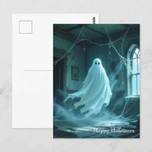 Halloween Ghost  Postcard
