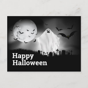 Halloween Ghost Postcard