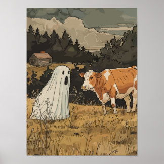 Halloween Ghost Print Modern Farmhouse Autumn