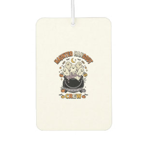 Halloween Ghost Pumpkin Crew Car Air Freshener