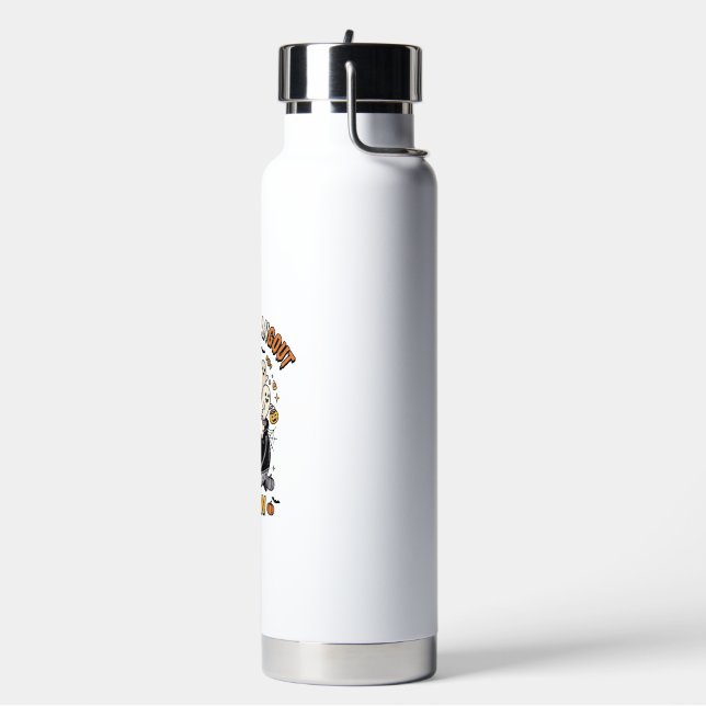 Halloween Ghost Pumpkin Crew Water Bottle (Left)