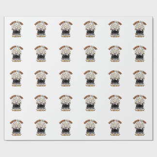 Halloween Ghost Pumpkin Crew Wrapping Paper