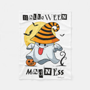 Halloween Ghost Pumpkin S For Men  Fleece Blanket
