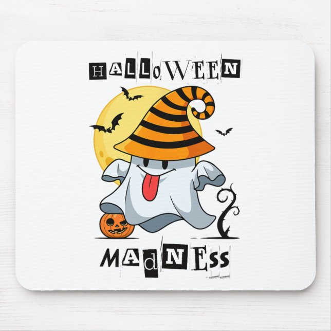 Halloween Ghost Pumpkin S For Men  Mouse Pad (Front)