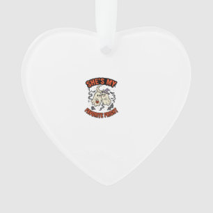 Halloween Ghost Romance Humour Ornament