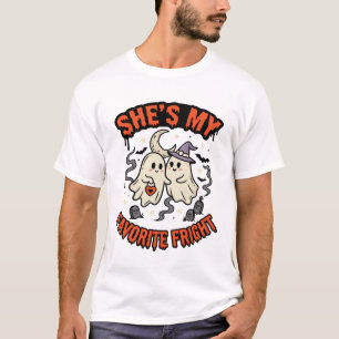 Halloween Ghost Romance Humour T-Shirt