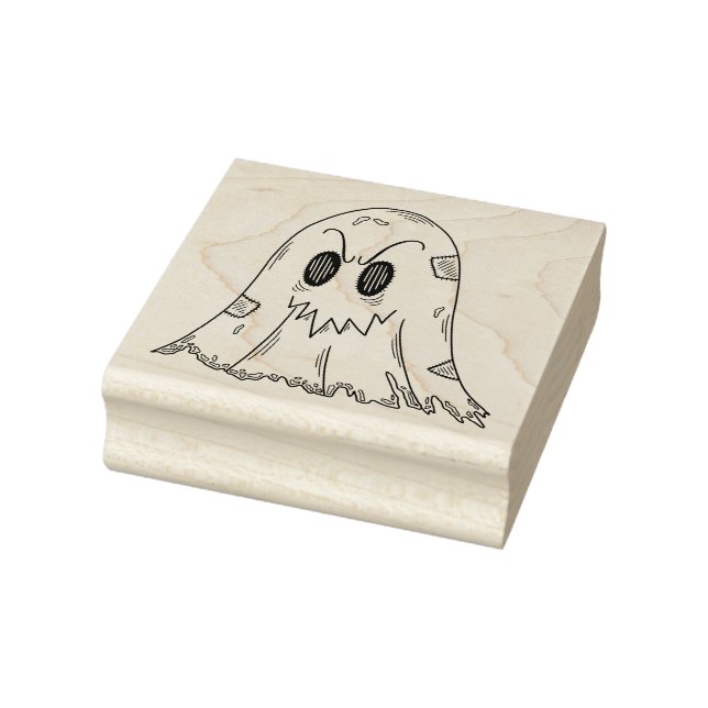 Halloween Ghost Rubber Stamp (Stamp)