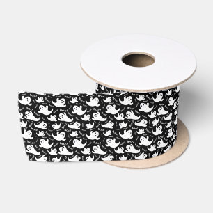 Halloween Ghost Satin Ribbon