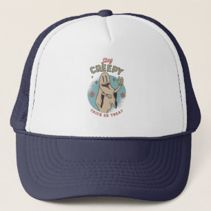 Halloween Ghost Saying Design Trucker Hat
