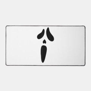 Halloween Ghost Scary Face Holiday Desk Mat