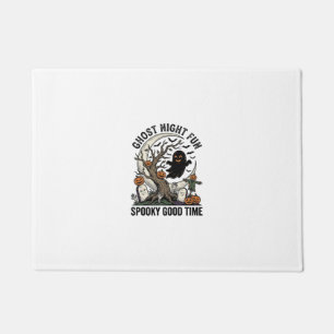 Halloween Ghost Shirt Vintage Graveyard Fun Design Doormat