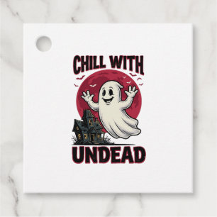 Halloween Ghost Shirt Vintage Haunted Zombie Desig Favour Tags