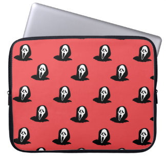 Halloween Ghost Silhouette Spooky Pattern. Laptop Sleeve